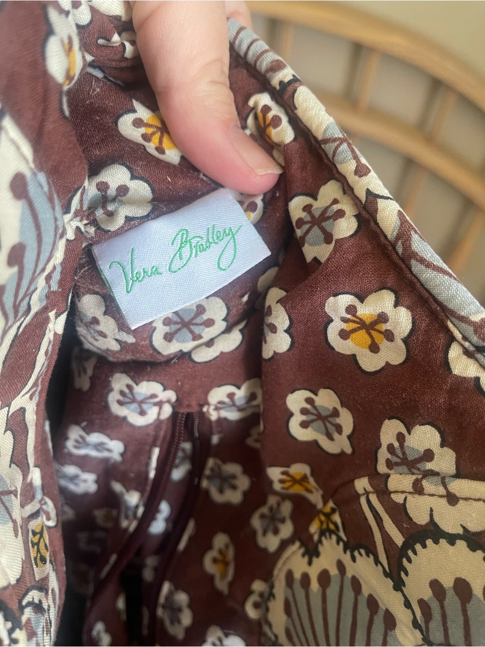 Vera Bradley Quilted Floral Tote - Picture 5 of 5